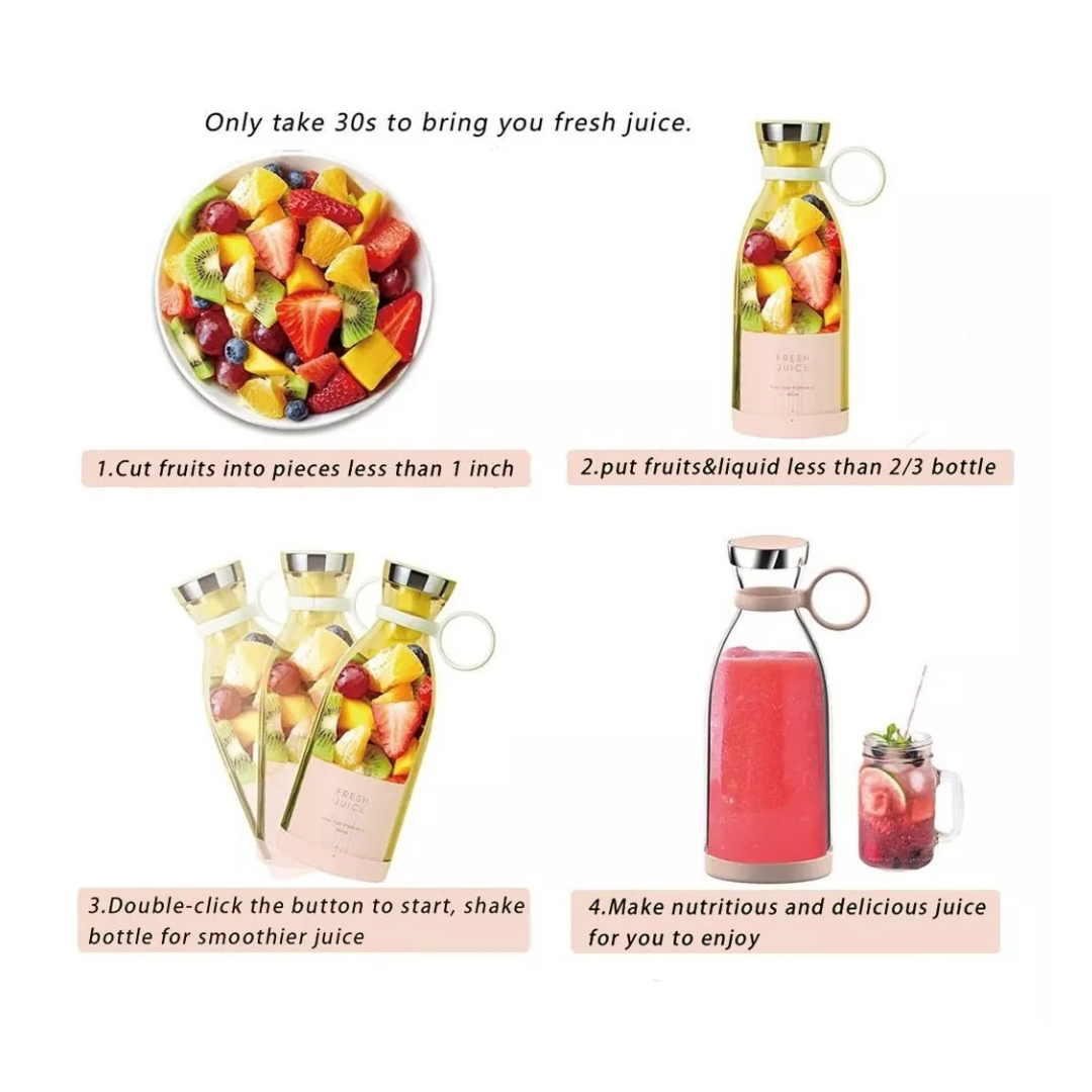 Licuadora Portátil Jugo Fresco Mini Licu